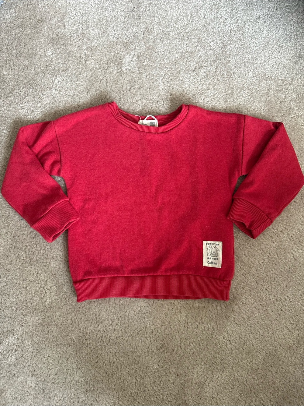 Colloky Red Crewneck Sweater Size 24M